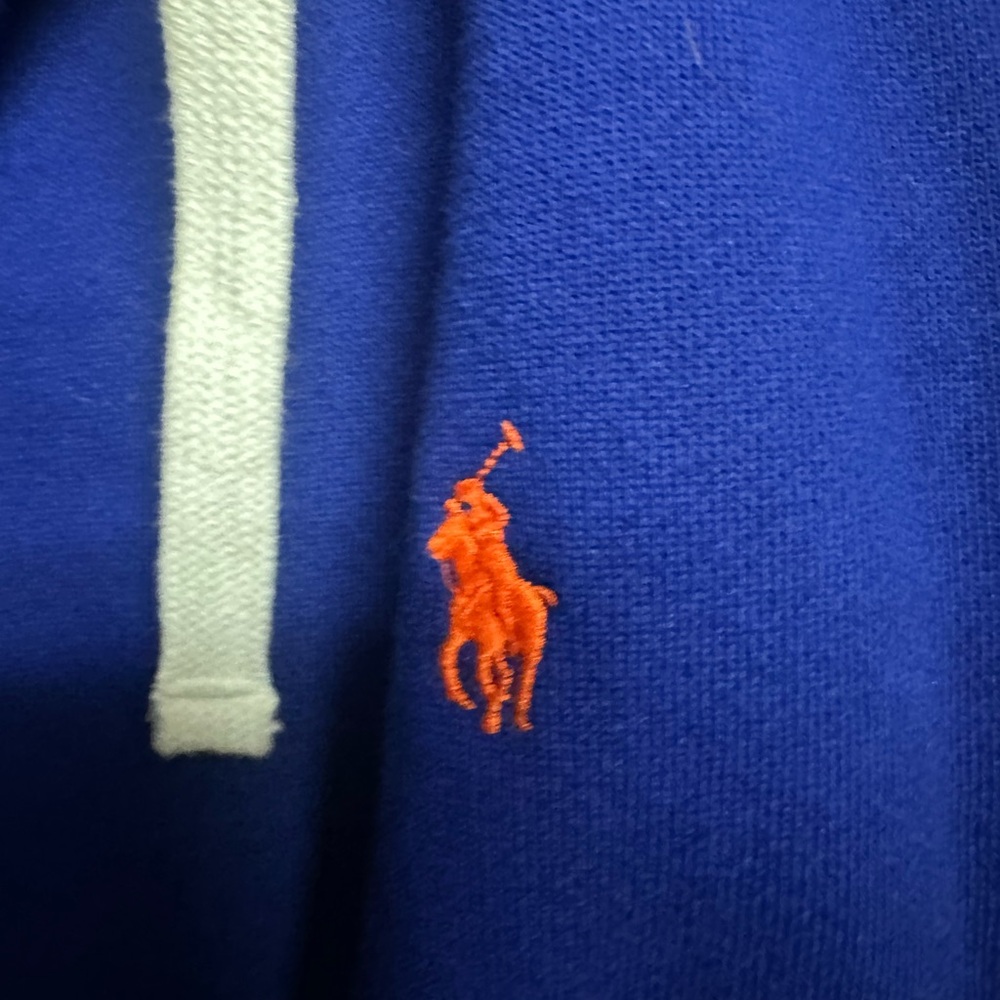 NEW Polo by Ralph Lauren Blue Men's HOODIE ZIP UP MINT! - Picture 2 of 7